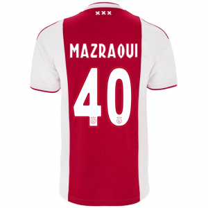Ajax 2018/19 noussair mazraoui 40 Home Shirt Soccer Jersey