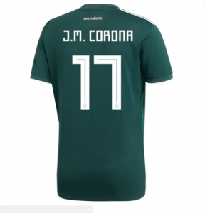 Mexico 2018 World Cup Home J.M. Corona Shirt Soccer Jersey