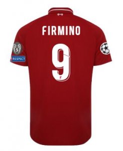 Liverpool 2018/19 Home FIRMINO Shirt UCL Soccer Jersey