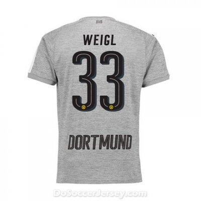 Borussia Dortmund 2017/18 Third Weigl #33 Shirt Soccer Jersey