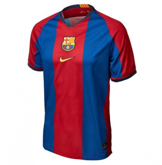 Clasico Barcelona Home Jersey Blue&Canary - Click Image to Close