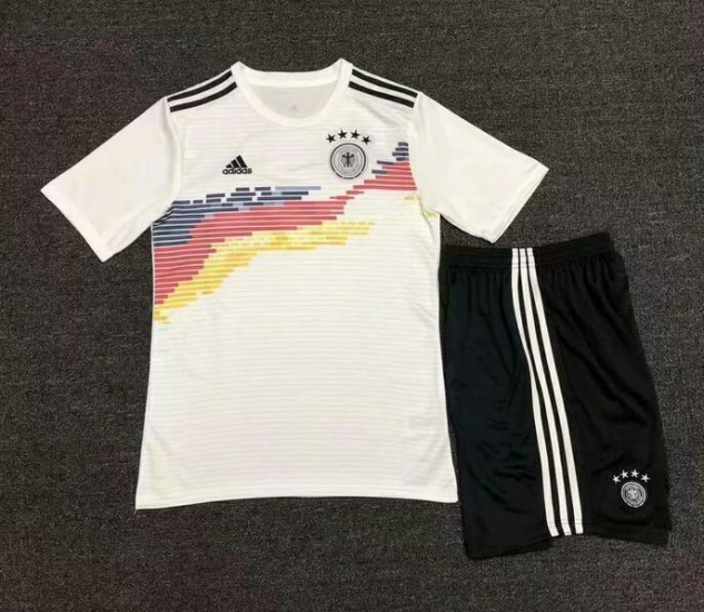 Germany 2019 World Cup Home Soccer Kits Shirt With Shorts - Click Image to Close
