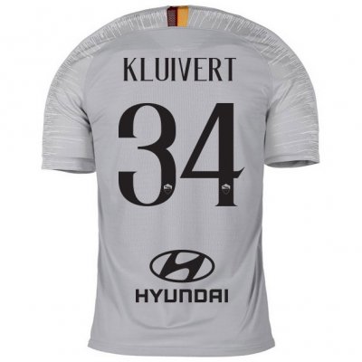 AS Roma 2018/19 KLUIVERT 34 Away Shirt Soccer Jersey