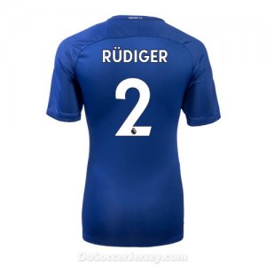 Chelsea 2017/18 Home RUDIGER #2 Shirt Soccer Jersey