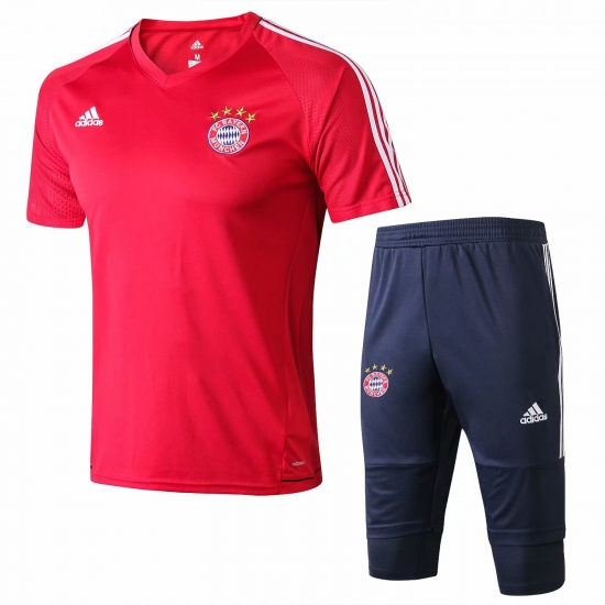 Bayern Munich Red 2017/18 Short Training Suit - Click Image to Close