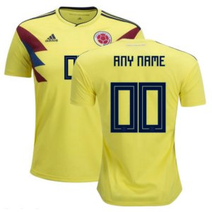 Colombia 2018 World Cup Home Personalized Shirt Soccer Jersey