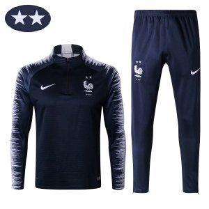 France 2 Star 2018 FIFA World Cup Navy Training Suit (Jacket+Trouser)