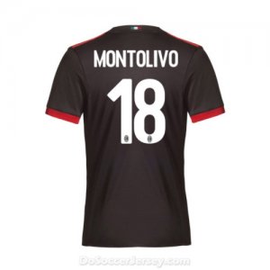 AC Milan 2017/18 Third Montolivo #18 Shirt Soccer Jersey