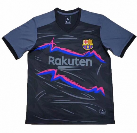 Barcelona Jordan 2019 Black Training Jersey Shirt - Click Image to Close