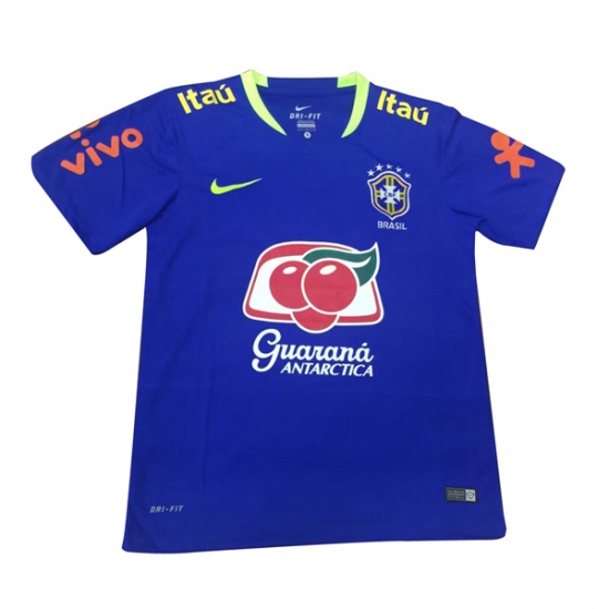 Brazil 2017 Blue Training Shirt - Click Image to Close