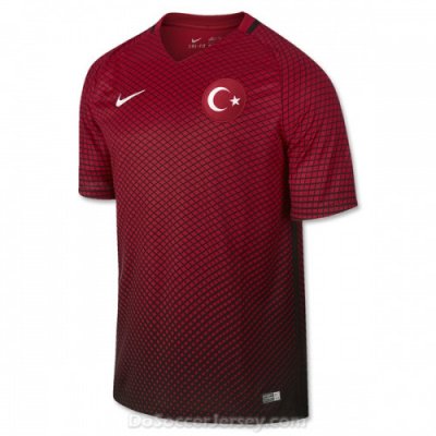 Turkey 2016/17 Home Shirt Soccer Jersey