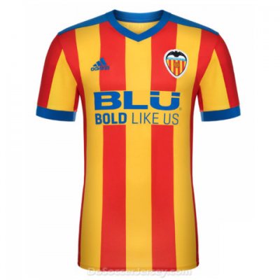 Valencia 2017/18 Away Shirt Soccer Jersey