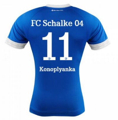 FC Schalke 04 2018/19 Yevhen Konoplyanka 11 Home Shirt Soccer Jersey