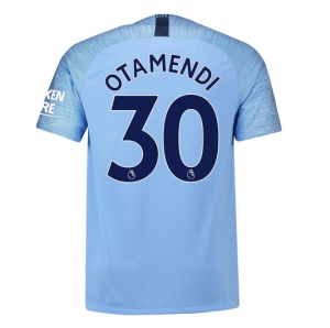 Manchester City 2018/19 Otamendi 30 Home Shirt Soccer Jersey