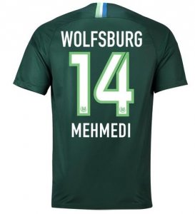 VfL Wolfsburg 2018/19 MEHMEDI 14 Home Shirt Soccer Jersey