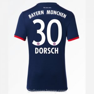 Bayern Munich 2017/18 Away Dorsch #30 Shirt Soccer Jersey