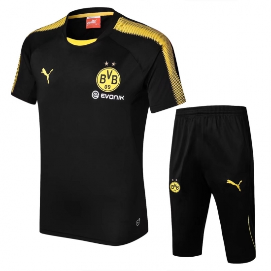 Borussia Dortmund 2017/18 Black Short Training Suit - Click Image to Close