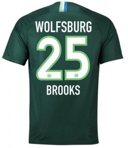 VfL Wolfsburg 2018/19 BROOKS 25 Home Shirt Soccer Jersey