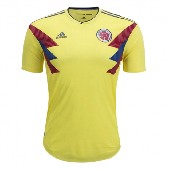 Colombia 2018 World Cup Home Shirt Soccer Jersey - Match - Click Image to Close