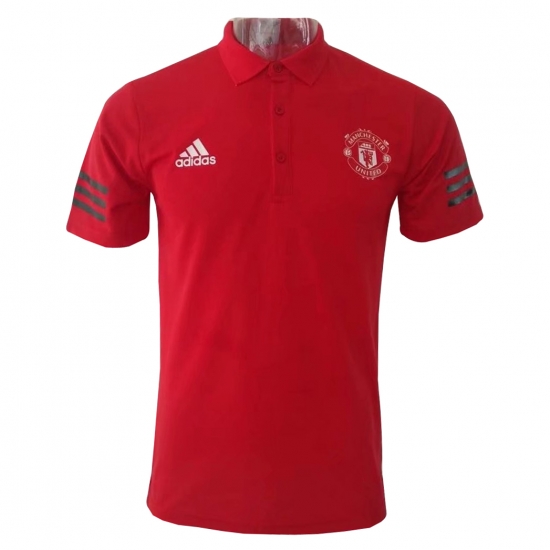 Manchester United Champions League Red 2017 Polo Shirt - Click Image to Close