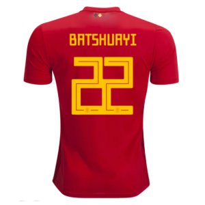 Belgium 2018 World Cup Home Michy Batshuayi #22 Shirt Soccer Jersey