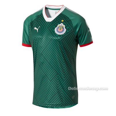 Chivas 2017/18 Third Shirt Soccer Jersey Green