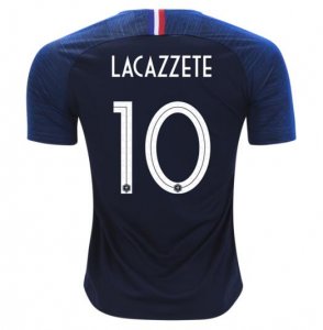France 2018 World Cup Home Alexandre Lacazzete 10 Shirt Soccer Jersey
