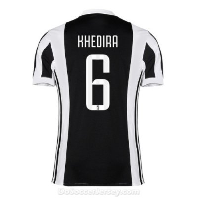 Juventus 2017/18 Home KHEDIRA #6 Shirt Soccer Jersey
