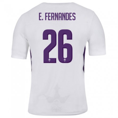 Fiorentina 2018/19 FERNANDES 26 Away Shirt Soccer Jersey