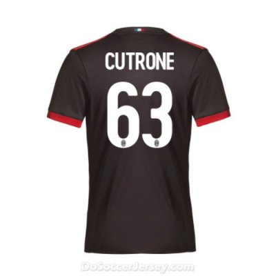 AC Milan 2017/18 Third Cutrone #63 Shirt Soccer Jersey
