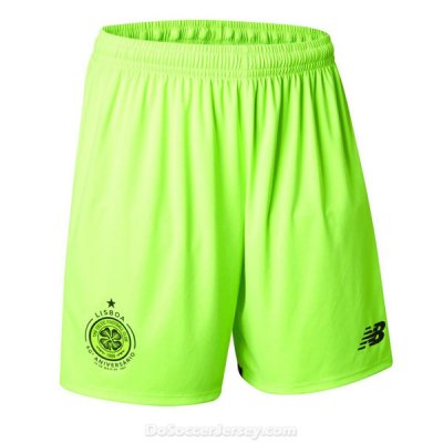 Celtic FC 2017/18 Goalkeeper Green Soccer Shorts