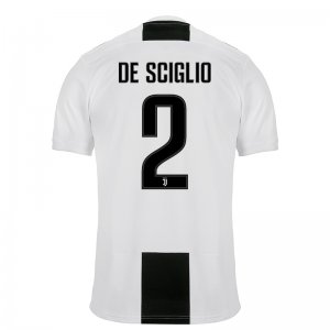 Juventus 2018/19 Home DE SCIGLIO 2 Shirt Soccer Jersey