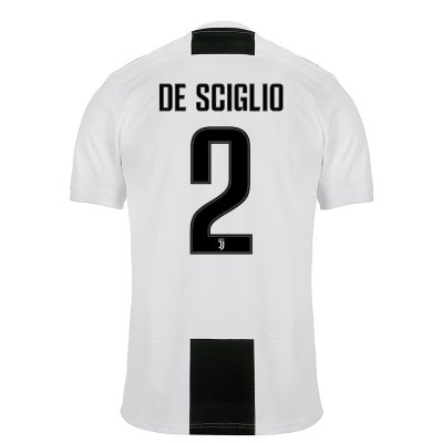 Juventus 2018/19 Home DE SCIGLIO 2 Shirt Soccer Jersey