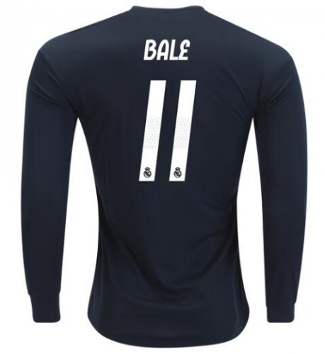 Gareth Bale Real Madrid 2018/19 Away Long Sleeve Shirt Soccer Jersey