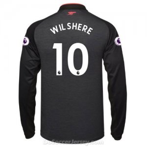 Arsenal 2017/18 Third WILSHERE #10 Long Sleeved Shirt Soccer Jersey