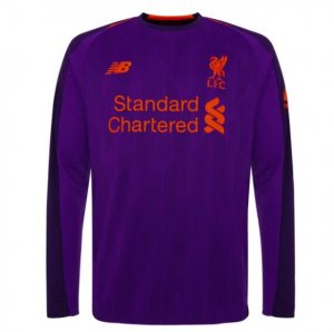 Liverpool 2018/19 Away Long Sleeve Shirt Soccer Jersey Men