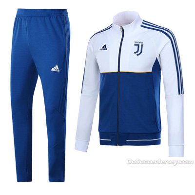 Juventus 2017/18 Blue&White Training Kit(Jacket+Trouser)