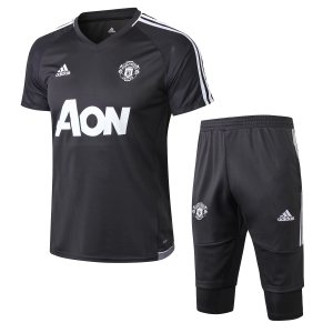 Manchester United 2017/18 Black Short Training Suit