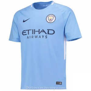 Manchester City 2017/18 Home Shirt Soccer Jersey