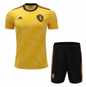Belgium 2018 World Cup Away Soccer Kits (Shirt+Shorts)