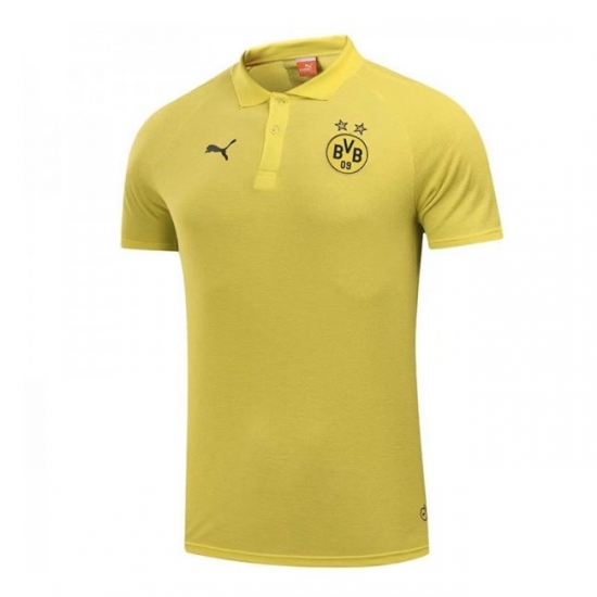 Borussia Dortmund 2017/18 Yellow Polo Shirt - Click Image to Close