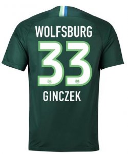 VfL Wolfsburg 2018/19 GINCZEK 33 Home Shirt Soccer Jersey