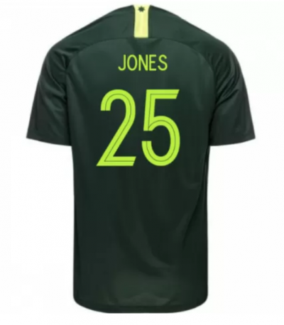 Australia 2018 FIFA World Cup Away Brad Jones Shirt Soccer Jersey