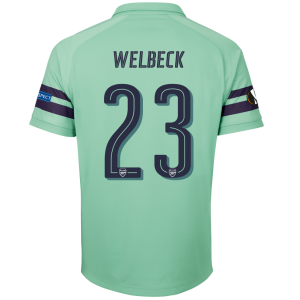 Arsenal 2018/19 Danny Welbeck 23 UEFA Europa Third Shirt Soccer Jersey
