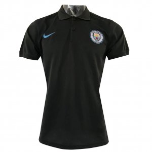 Manchester City Champions League Black 2017 Polo Shirt