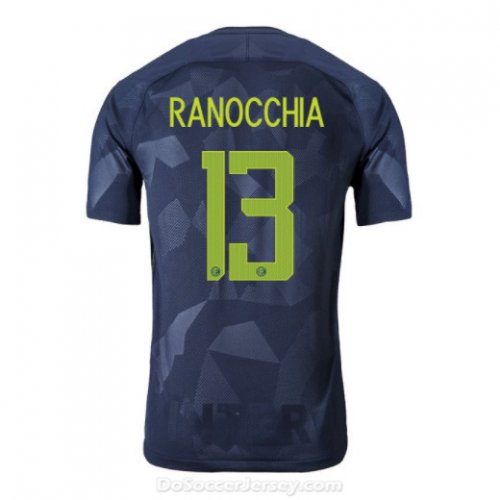 Inter Milan 2017/18 Third RANOCCHIA #13 Shirt Soccer Jersey