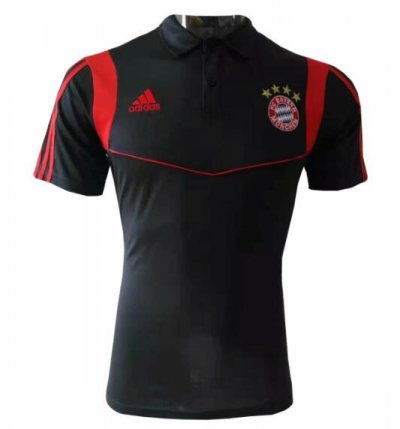 Bayern Munich 2019/2020 Black Polo Shirt