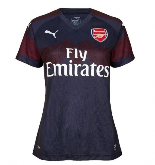 Arsenal 2018/19 Away Women's Shirt Soccer Jersey - Click Image to Close