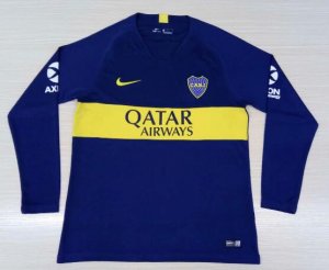 Boca Juniors 2018/19 Home Long Sleeved Shirt Soccer Jersey