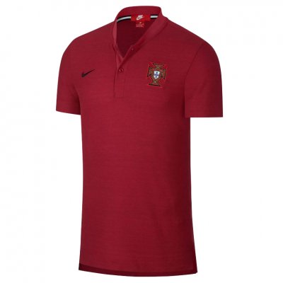 Portugal FIFA World Cup 2018 Red Round Neck Polo Shirt